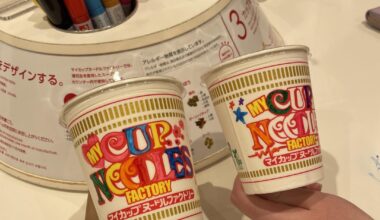 Made my own Cup Noodle in Japan!