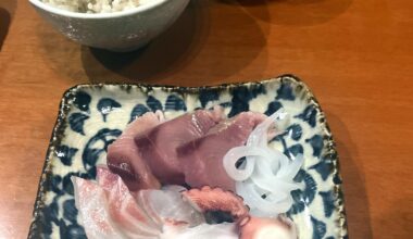 my parents always get me sashimi for dinner when i go back to their house haha