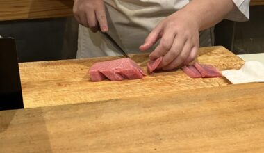 Omakase in Japan is sooooo fresh.