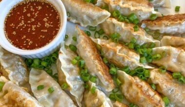 A plater of my favorite Gyoza
