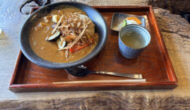 Best curry of my life! (Cafe Miyake Shouten's signature dish in Kurashiki)