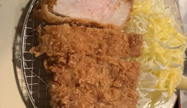 The tonkatsu in Japan is too good