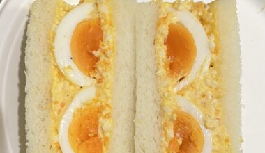 Tried making tamago sando
