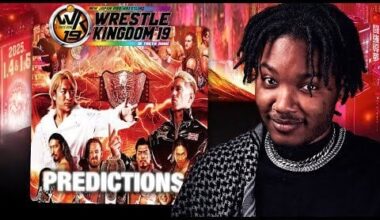 NJPW Wrestle Kingdom 19 Predictions!