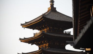 Yasaka pagoda at sunset