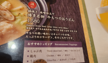 Udon in Osaka