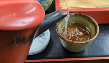 Soba-yu , a Japanese food culture that has continued since the Edo period.