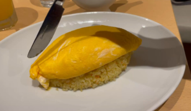 Delicious omurice from Himawari in Yokohama