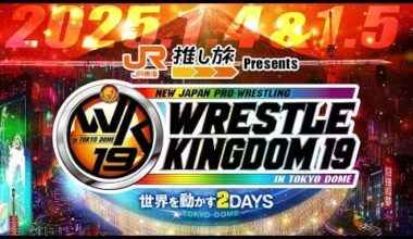 WRESTLE KINGDOM 19 VTR
