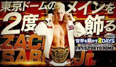 Zack Sabre Jr.'s biggest career weekend in the Tokyo Dome