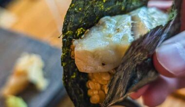 Grilled Nodoguro Sushi (Blackthroat Seaperch)