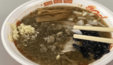 “Nibogatsu” hardcore niboshi ramen by Ryo-Ga at Shikou Ramen Festival in Shinjuku
