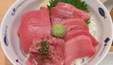 Tuna kaisendon - seagen, tsukiji, tokyo