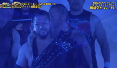 PRESIDENT EVIL bout to one up this entrance when he retires Tana come Jan 4.