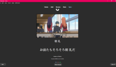 I've made an Anki Deck that use Anime sentences for Japanese learners to learn new words. I'd def ask if you can download the deck and give me feedback on my improvement areas. Thanks