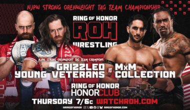 NJPW STRONG Tag Team Title Match this week in RoH