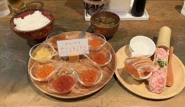 7 Ikura Spread at Namino in Jiyugaola