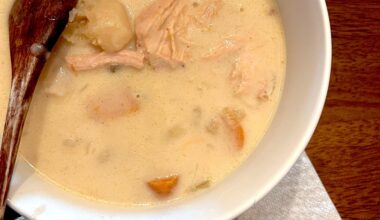 Homemade okonomi-shichu (Japanese cream stew)