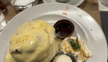Finally tried the famous Japanese pancakes today in Tokyo!