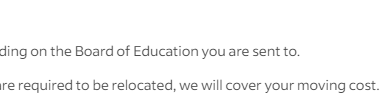 Interac posting "If you are required to be relocated, we will cover your moving cost up to 300,000yen." (detail in comments(