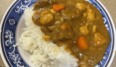 First time making Japanese curry!