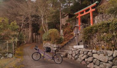 Where are all the tourists ¯_(ツ)_/¯ New Year's cycling in picturesque 1300yo Kumogahata village just north of Kyoto
