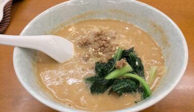 Tantanmen (sesame paste-ramen)