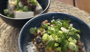 Natto / rice / tofu 😋