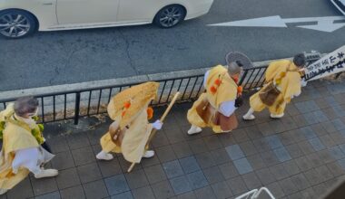 When you hear someone blowing a conch shell in Japan in January, it doesn't mean a luau is about to start. They are Shugendo syncretic practitioners called Yamabushi. Their religion combines Shinto, Buddhism, Taoism, and more in a set of mysterious ascetic mountain practices.