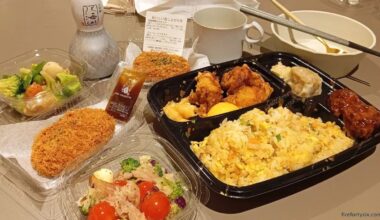 Restaurant quality takeaway from Takashimaya depachikas