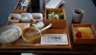 Breakfast - while in Japan, eat as the Japanese do