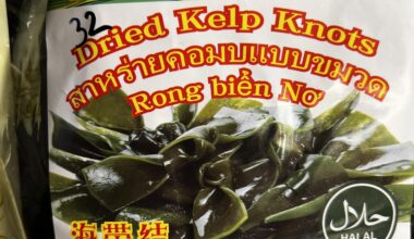 Dried kelp knots in place of wakame in miso soup?