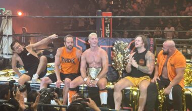 Small detail about the Main Event celebration