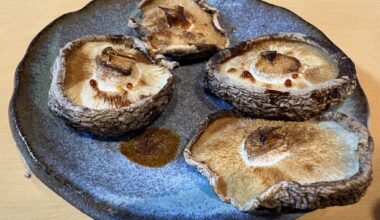 Grilled shitake
焼き椎茸🍄‍🟫