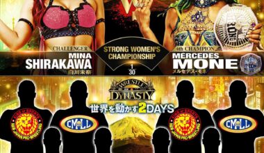 [Strong Style Evolved Spoilers] Two new Dynasty matches