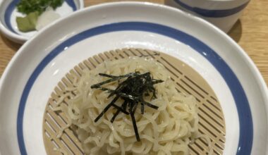 My first time trying soba.
