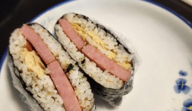 Home made Spam & Egg Onigirazu