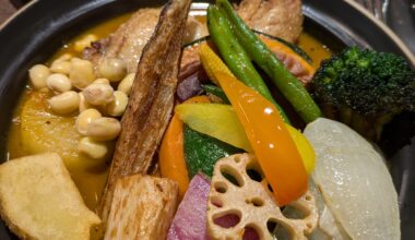 Soup curry - Sapporo - variant with 20 vegetables