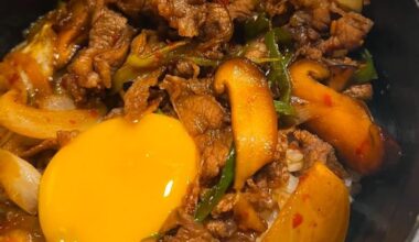 Delicious gyudon