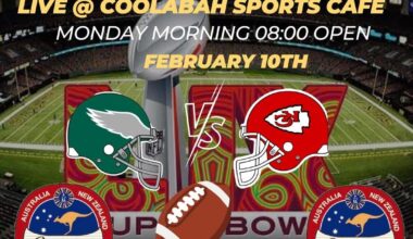 Super Bowl 2025 - Osaka Sports Bar - Coolabah Sports Café