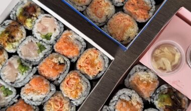Sushi for lunch!