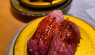 Super fatty tuna (tuna cheek) from Sushi Ginza Onodera