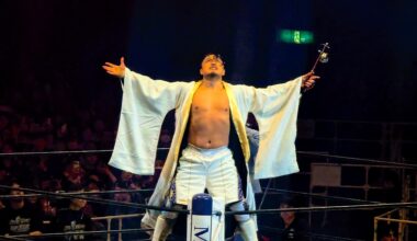 My Photo of Goto before the Main Event