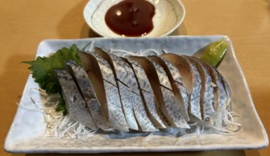 Pickled Mackerel
　　↓
Shime Saba
　　↓
しめ鯖🇯🇵