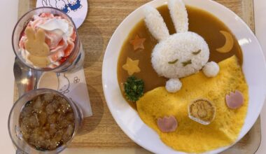 all miffy lovers unite… miffy cafe food from huis ten bosch in nagasaki