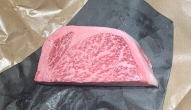 I can definitely see why it's the best beef in the world. A5 Miyazaki Wagyu Striploin.