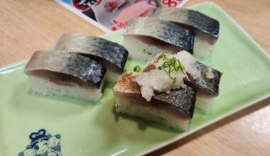 Sushi-go-round in Nagasaki 🍣