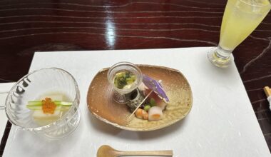9 course kaiseki in Hagi