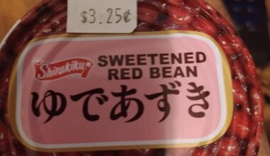 Sweetened red bean