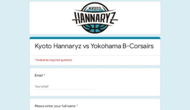 Free - Kyoto Hannaryz vs. Yokohama B-Corsairs Tickets This Weekend